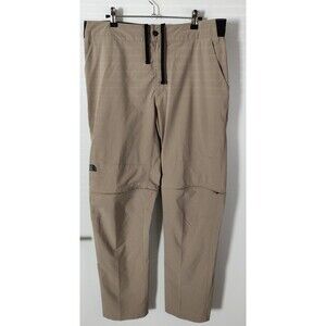 The North Face Mens 34x31 Paramount Trail Pants Hiking Nylon Flash Dry Tan